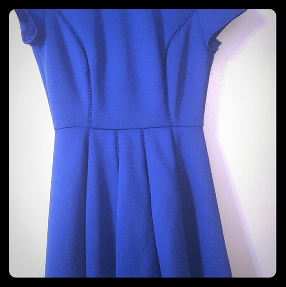 royal blue interview dress